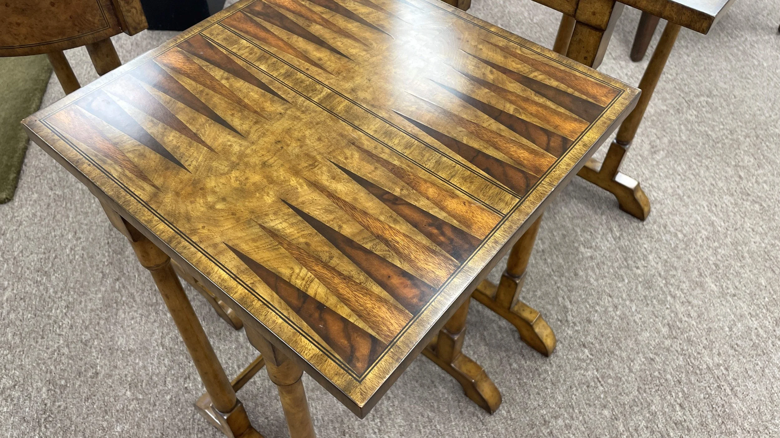 Encore Furniture Gallery-Vintage Maitland Smith Nesting Game Tables